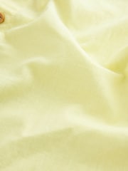 Limonsko rumena - kratek rokav; s kratkimi rokavi perilo; platnen Blend srajce (3mths-16yrs) - Slika 3 iz 4