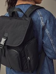 Black Nylon Backpack - Image 2 of 9