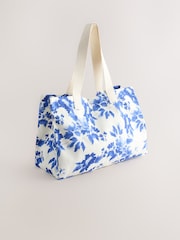 Blue Print Reusable Canvas Bag - Image 4 of 8