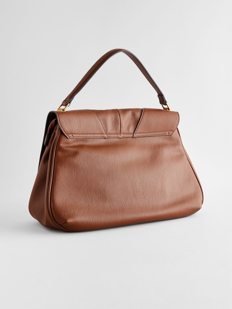 Tan Slouchy Shoulder Bag - Image 7 of 10