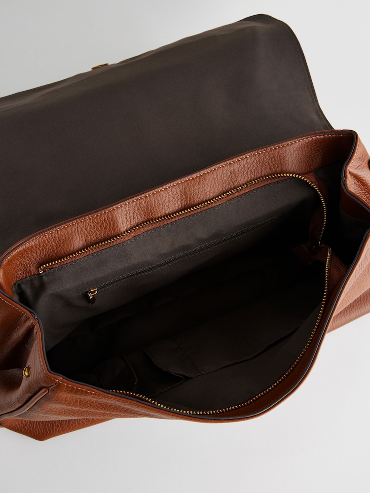 Tan Slouchy Shoulder Bag - Image 8 of 10