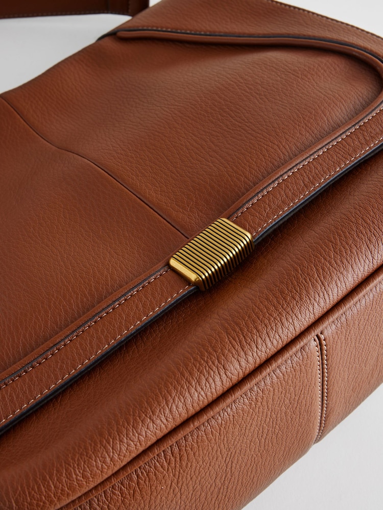 Tan Slouchy Shoulder Bag - Image 9 of 10