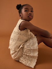 Crudo - Knitted 100% Cotton Waistcoat (3-16yrs) - Imagen 2 de 7