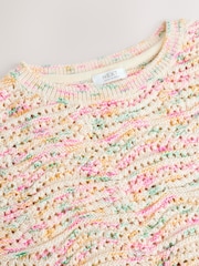Ecru Knitted Tassle Top (3-16yrs) - Image 7 of 8