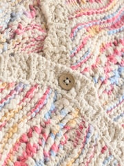 Multicolor - Knitted 100% Cotton Waistcoat (3-16yrs) - Imagen 6 de 7