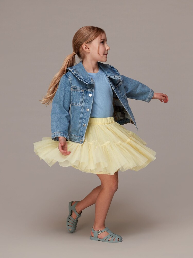 Whistles Lemon Kids Izzy Tulle Skirt - Image 2 of 5