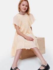 Whistles Neutral Kids Willa Smocked Dress - Image 1 of 5