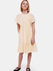 Whistles Neutral Kids Willa Smocked Dress - Image 3 of 5