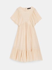 Whistles Neutral Kids Willa Smocked Dress - Image 5 of 5