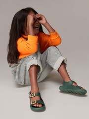 Whistles Orange Kids Sunny 100% Cotton Sweatshirt - Image 2 of 4