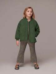Whistles Khaki Kids Frida Quilted Coat - Image 1 of 5