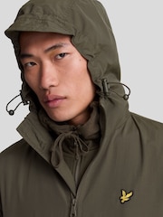 Lyle & Scott Green Zip Through Hooded Jacket - Image 2 of 5