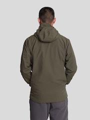 Lyle & Scott Green Zip Through Hooded Jacket - Image 3 of 5
