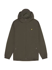 Lyle & Scott Green Zip Through Hooded Jacket - Image 5 of 5