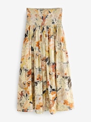Cream Sparkle Drop Waist Maxi Skirt - Image 6 of 8