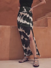 Black Sarong Maxi Skirt - Image 3 of 8
