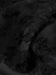Black Textured Column Skirt - Image 7 of 8