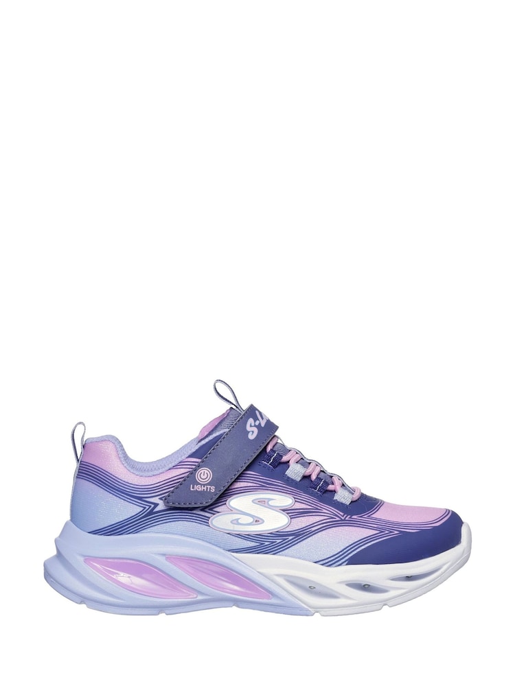 Skechers Blue Cosmic Glow Trainers - Image 1 of 2
