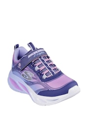 Skechers Blue Cosmic Glow Trainers - Image 2 of 2