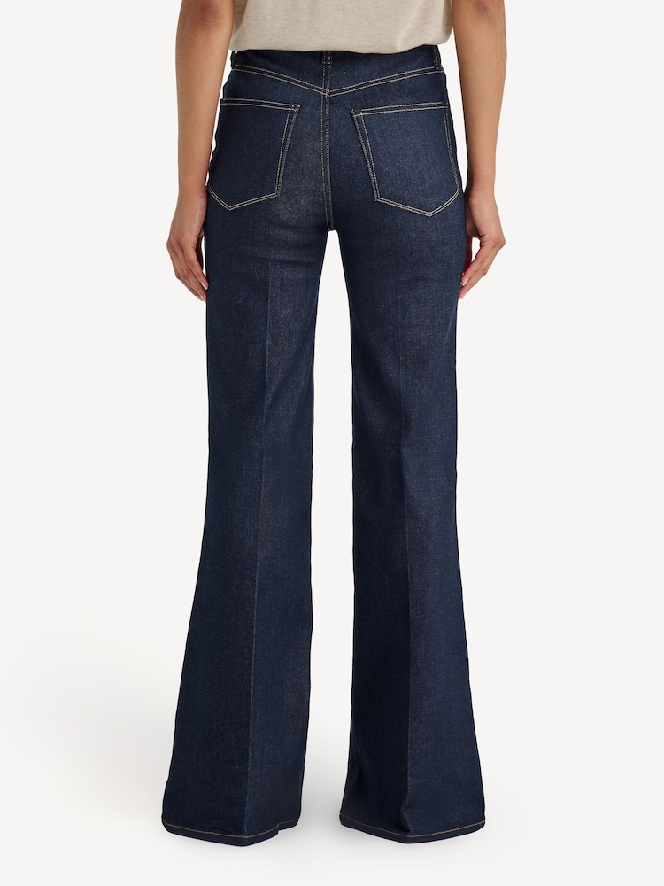 Paige Blue Charlie Flared Jeans - Image 2 of 5