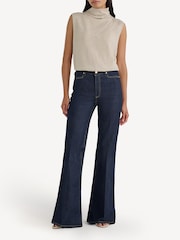 Paige Blue Charlie Flared Jeans - Image 4 of 5