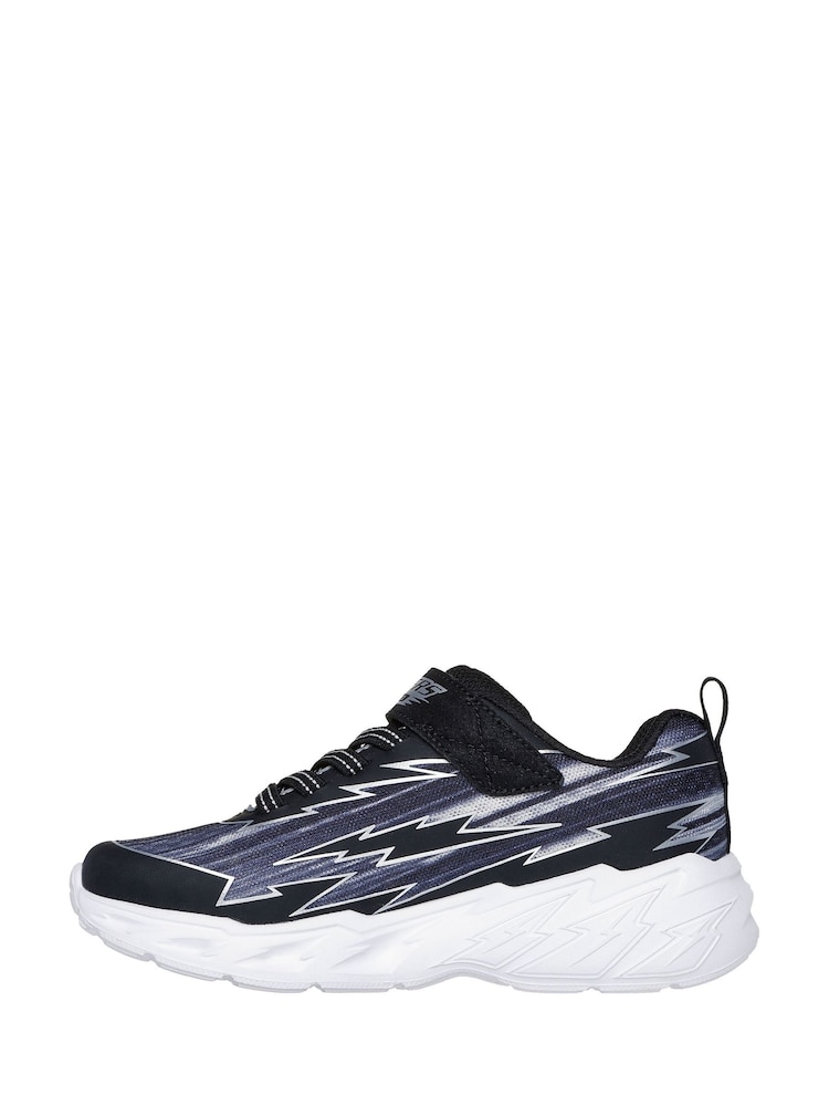 Skechers Black Storm 2.0 Bolt Brights Trainers - Image 2 of 5