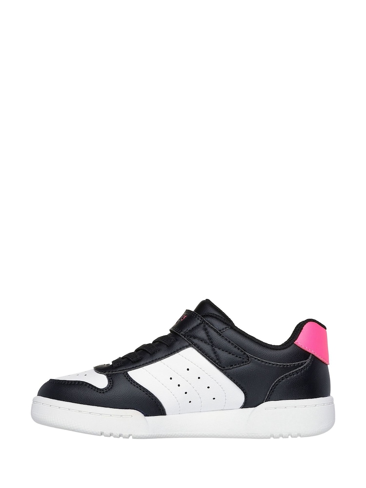 Skechers Black Quick Street Style Stride Trainers - Image 2 of 5