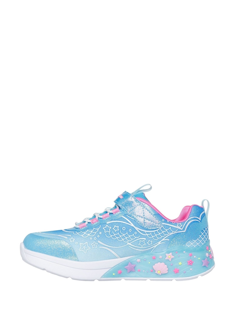 Skechers Blue Mermaid Dreams Trainers - Image 2 of 5
