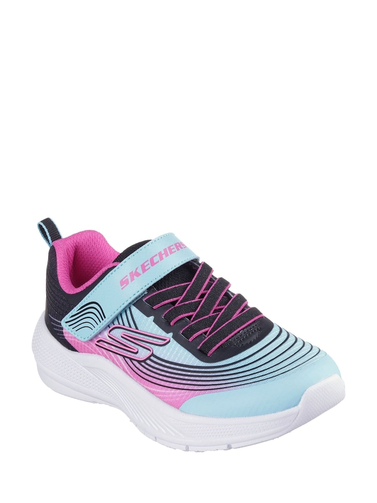 Skechers Black Microspec Advance Trainers - Image 3 of 5
