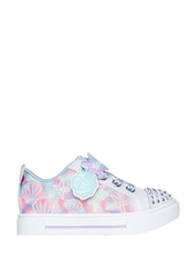 Skechers White Twinkle Sparks Underwater Magic Trainers - Image 1 of 2