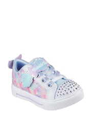Skechers White Twinkle Sparks Underwater Magic Trainers - Image 2 of 2