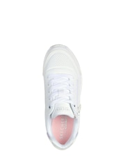 Skechers White Girls Uno Lite Easy Zip Trainers - Image 4 of 5