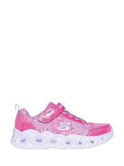Rosa - Skechers Heart Lights Boogie Love Trainers - Imagen 1 de 2