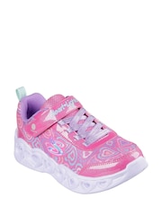 Rosa - Skechers Heart Lights Boogie Love Trainers - Imagen 2 de 2