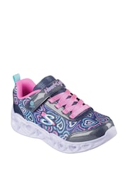 Azul - Skechers Heart Lights Boogie Love Trainers - Imagen 2 de 3