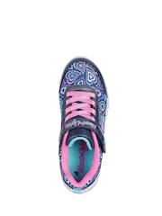 Azul - Skechers Heart Lights Boogie Love Trainers - Imagen 3 de 3
