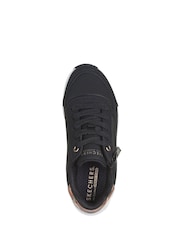 Negro - Zapatillas de deporte para niña Uno Lite Easy Zip de Skechers - Imagen 4 de 5
