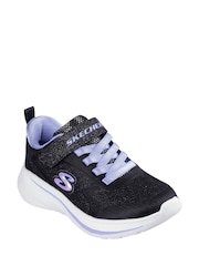 Skechers Black WAVE 92 Trainers - Image 3 of 5