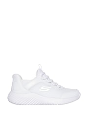 Skechers White Bounder Brisk-Burst Trainers - Image 1 of 5