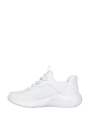 Skechers White Bounder Brisk-Burst Trainers - Image 2 of 5