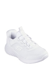 Skechers White Bounder Brisk-Burst Trainers - Image 3 of 5