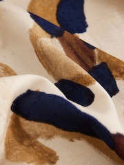 Animal Print Long Sleeve V-Neck Jersey Blouse - Image 8 of 8