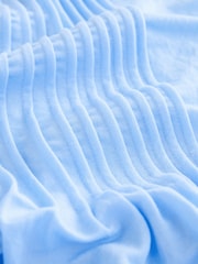 Pale Blue Pintuck V-Neck Top - Image 7 of 7