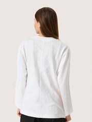 Soaked in Luxury A-line Fit Coreen Long Sleeve 100% Cotton T-Shirt - Image 2 of 6