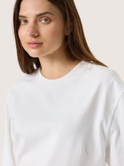 Soaked in Luxury A-line Fit Coreen Long Sleeve 100% Cotton T-Shirt - Image 4 of 6