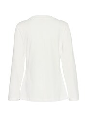 Soaked in Luxury A-line Fit Coreen Long Sleeve 100% Cotton T-Shirt - Image 6 of 6