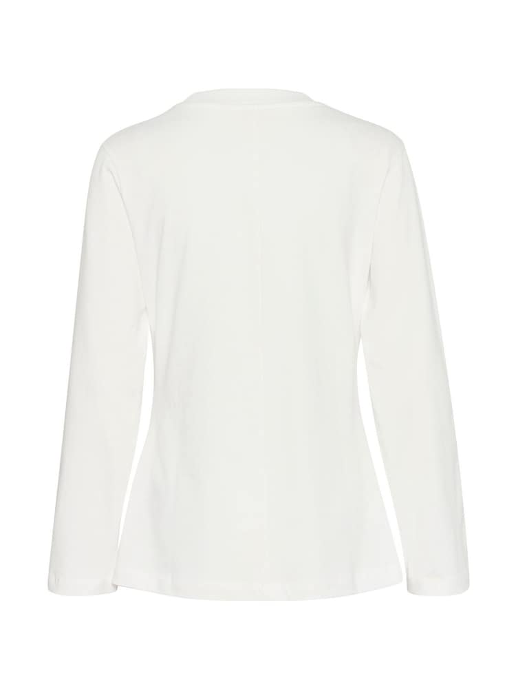 Soaked in Luxury A-line Fit Coreen Long Sleeve 100% Cotton T-Shirt - Image 6 of 6