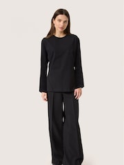 Soaked in Luxury A-line Fit Coreen Long Sleeve 100% Cotton T-Shirt - Image 3 of 6
