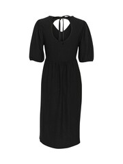 Kaffe KAveneda V-Neck Short Puff Sleeve Dress - Image 6 of 6