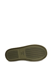 Totes Green Mens Isotoner Sport Quilted Mule Slippers - Image 4 of 5